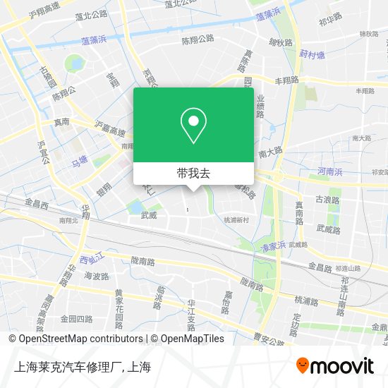 上海莱克汽车修理厂地图