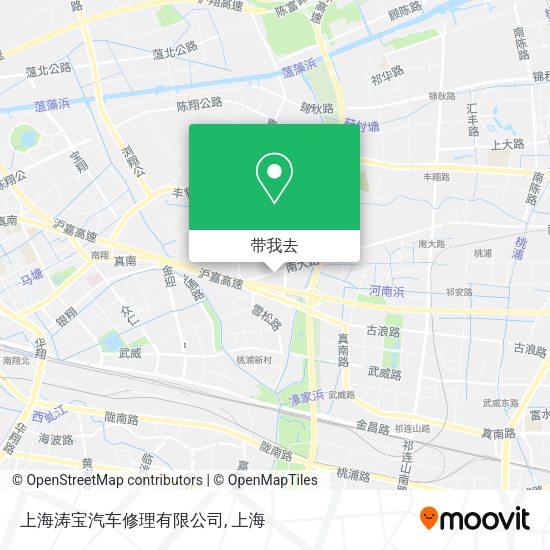 上海涛宝汽车修理有限公司地图