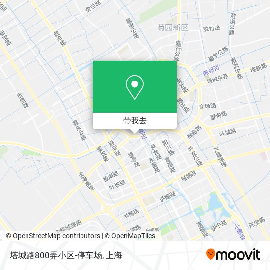 塔城路800弄小区-停车场地图