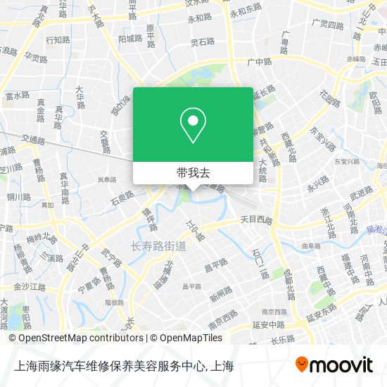 上海雨缘汽车维修保养美容服务中心地图