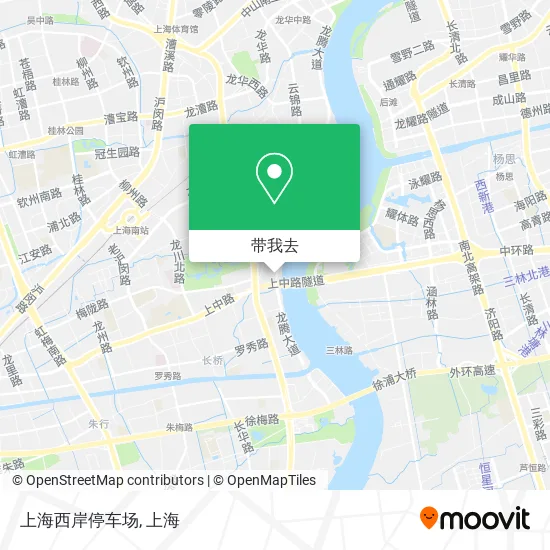 上海西岸停车场地图