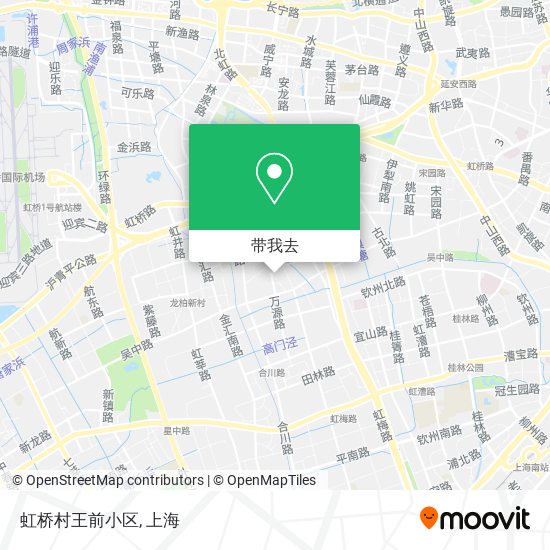 虹桥村王前小区地图