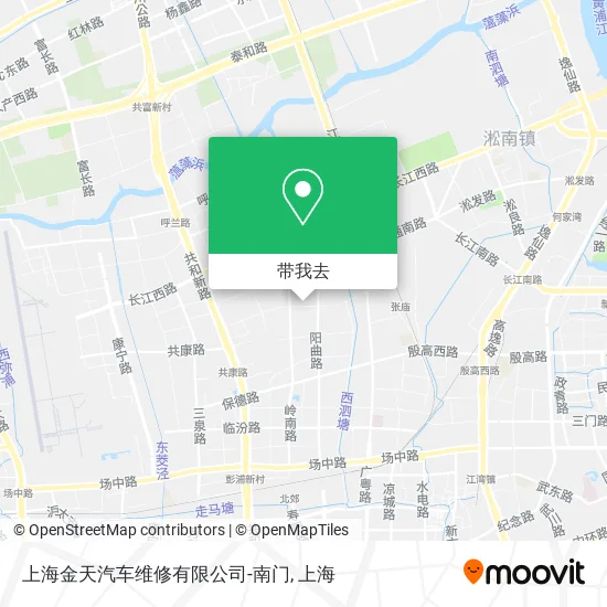 上海金天汽车维修有限公司-南门地图