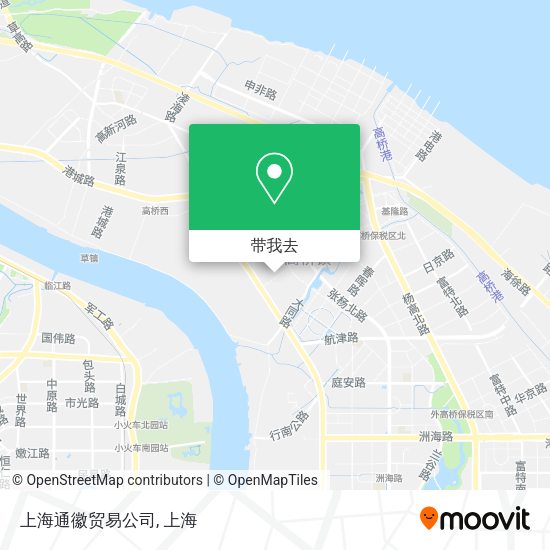 上海通徽贸易公司地图