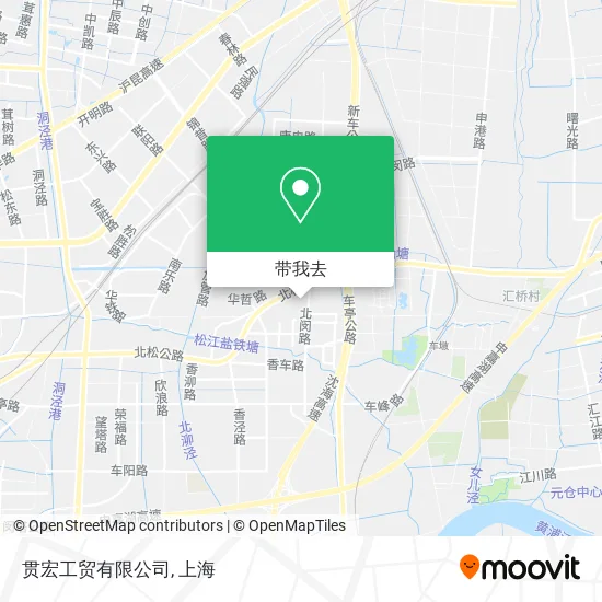 贯宏工贸有限公司地图