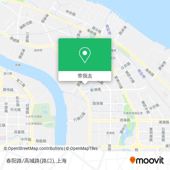 春阳路/高城路(路口)地图