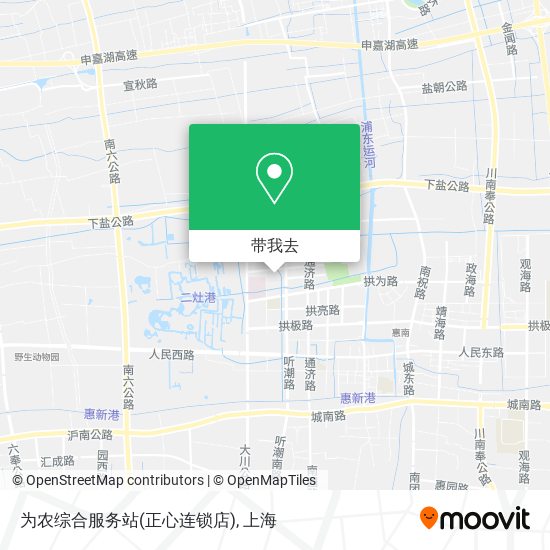 为农综合服务站(正心连锁店)地图