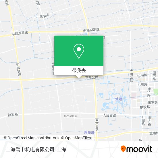 上海碧申机电有限公司地图
