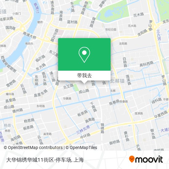 大华锦绣华城11街区-停车场地图