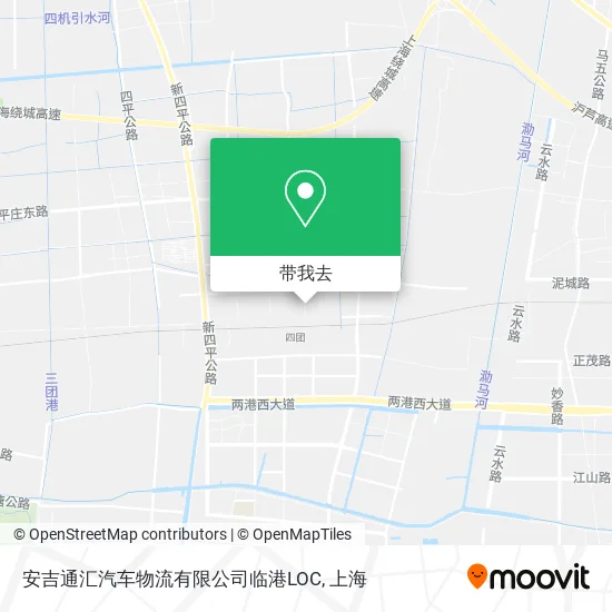 安吉通汇汽车物流有限公司临港LOC地图