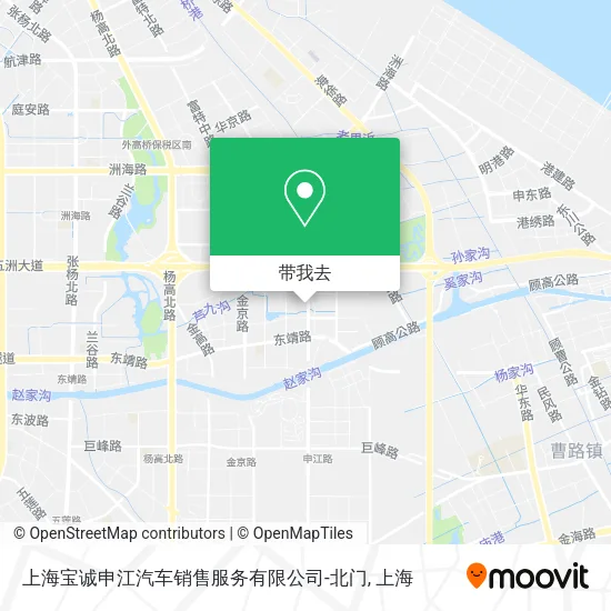 上海宝诚申江汽车销售服务有限公司-北门地图