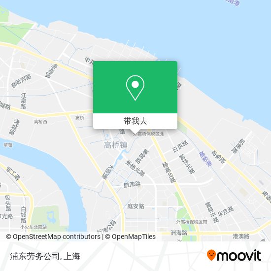 浦东劳务公司地图