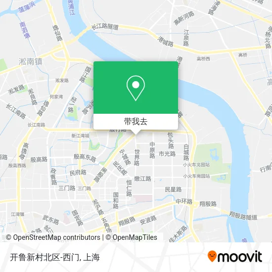 开鲁新村北区-西门地图