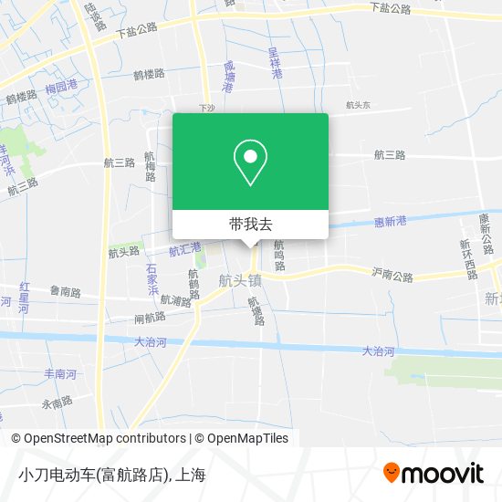 小刀电动车(富航路店)地图