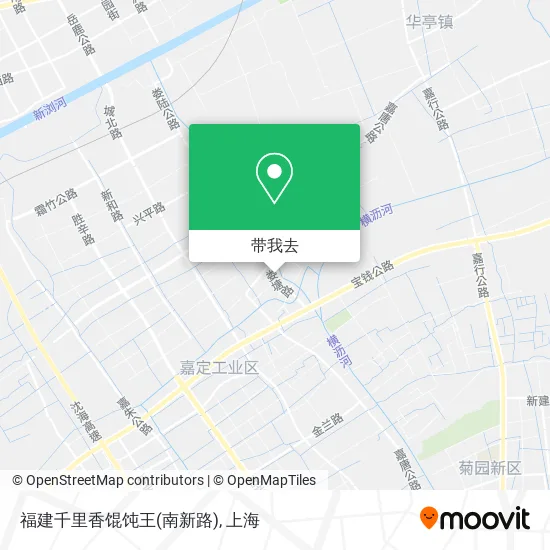 福建千里香馄饨王(南新路)地图