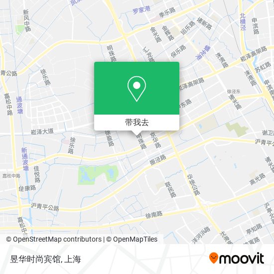 昱华时尚宾馆地图