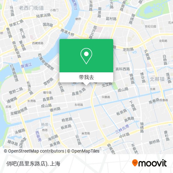 俏吧(昌里东路店)地图