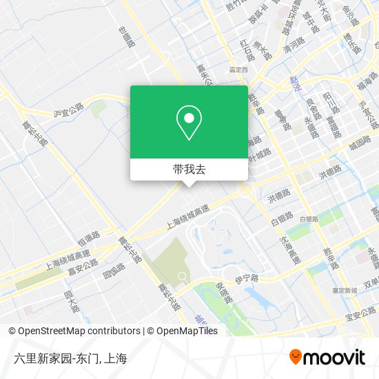 六里新家园-东门地图