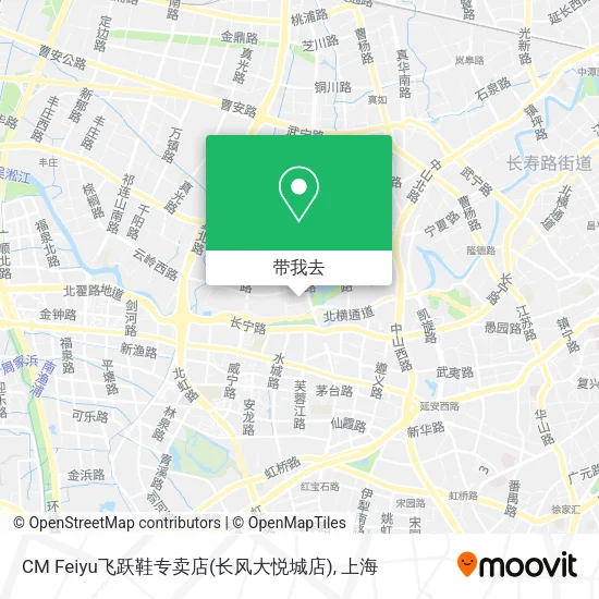 CM Feiyu飞跃鞋专卖店(长风大悦城店)地图