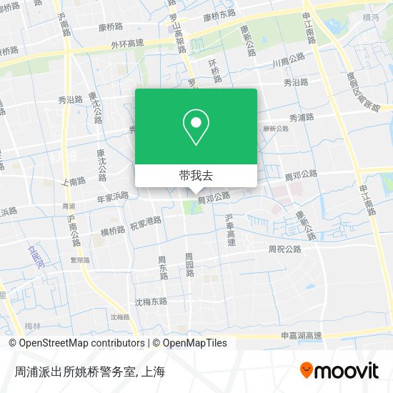 周浦派出所姚桥警务室地图