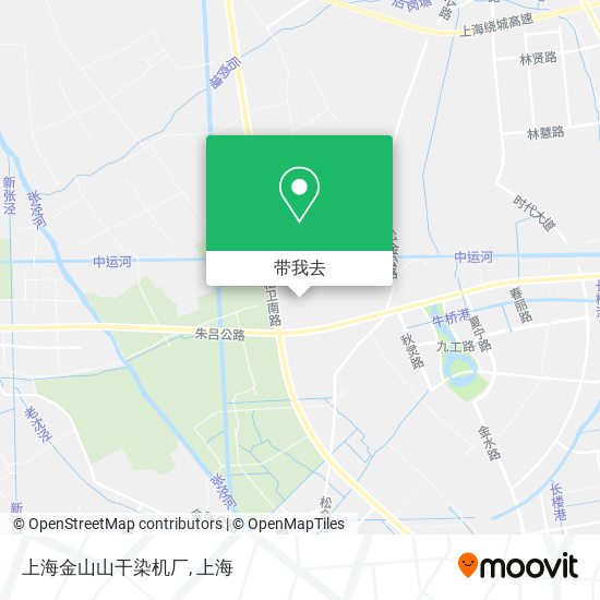 上海金山山干染机厂地图