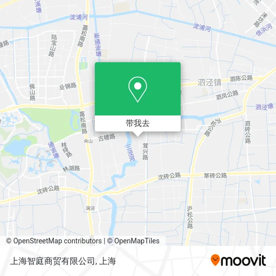 上海智庭商贸有限公司地图