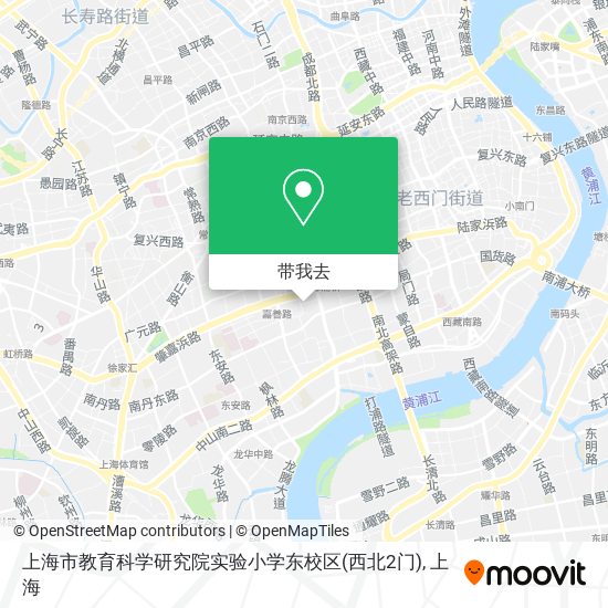 上海市教育科学研究院实验小学东校区(西北2门)地图