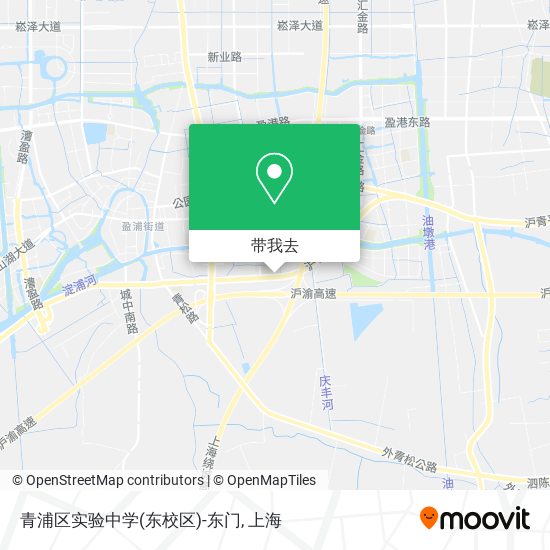 青浦区实验中学(东校区)-东门地图