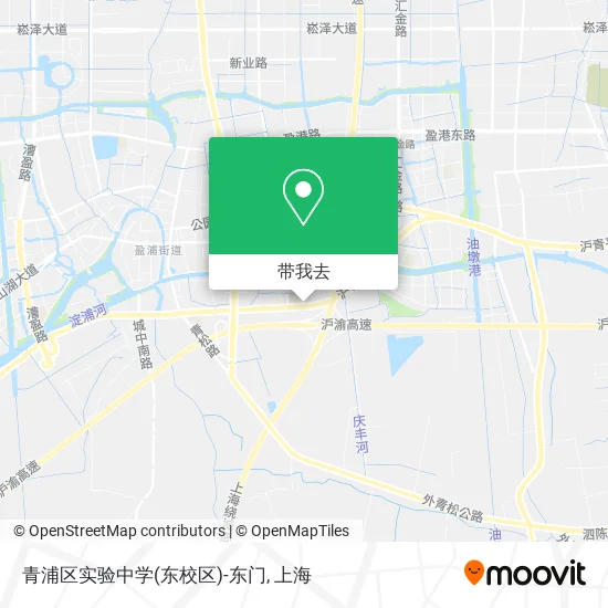 青浦区实验中学(东校区)-东门地图