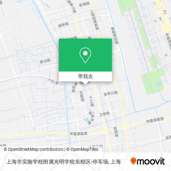 上海市实验学校附属光明学校东校区-停车场地图