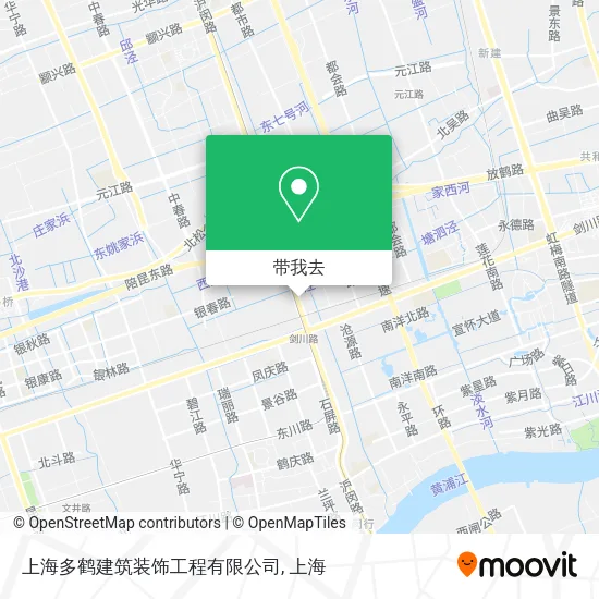 上海多鹤建筑装饰工程有限公司地图