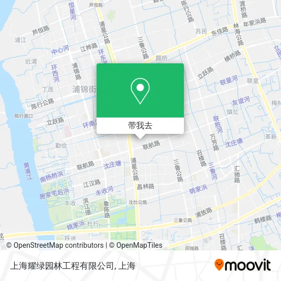 上海耀绿园林工程有限公司地图