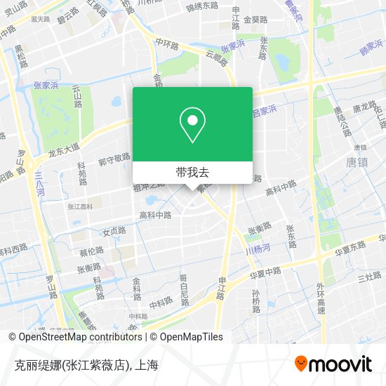 克丽缇娜(张江紫薇店)地图