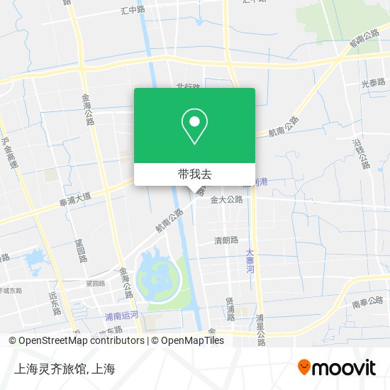 上海灵齐旅馆地图