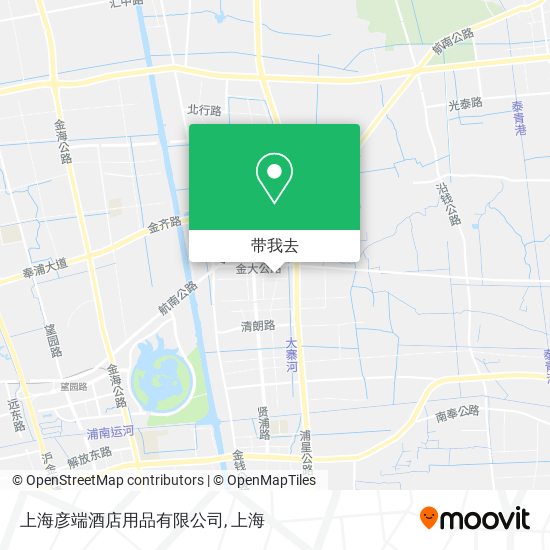 上海彦端酒店用品有限公司地图