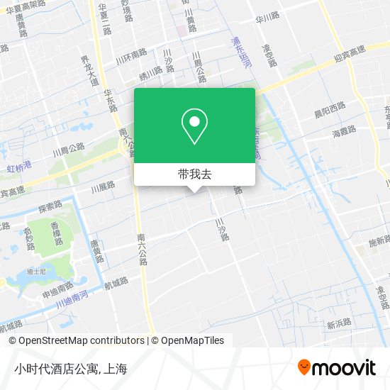 小时代酒店公寓地图