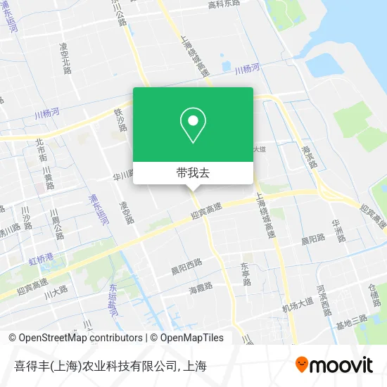 喜得丰(上海)农业科技有限公司地图