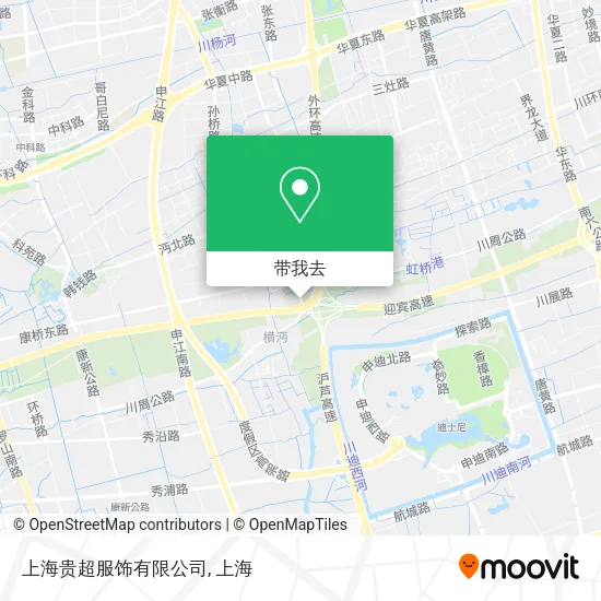 上海贵超服饰有限公司地图