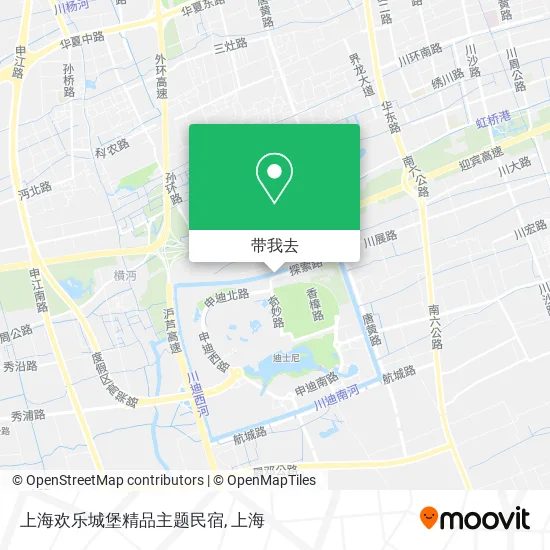 上海欢乐城堡精品主题民宿地图