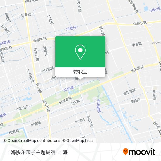 上海快乐亲子主题民宿地图