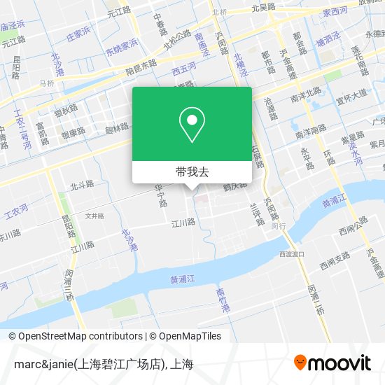 marc&janie(上海碧江广场店)地图