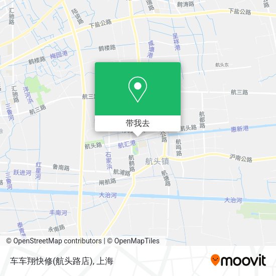 车车翔快修(航头路店)地图