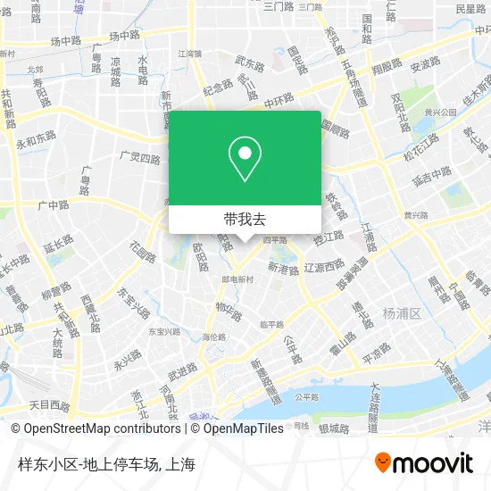 样东小区-地上停车场地图