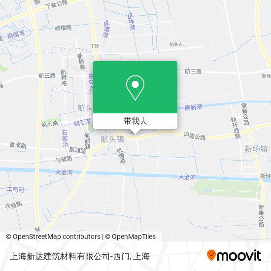 上海新达建筑材料有限公司-西门地图