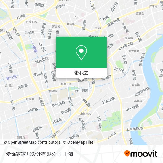 爱饰家家居设计有限公司地图