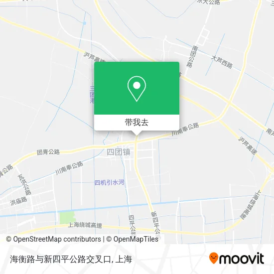 海衡路与新四平公路交叉口地图