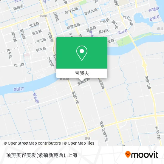 顶剪美容美发(紫菊新苑西)地图