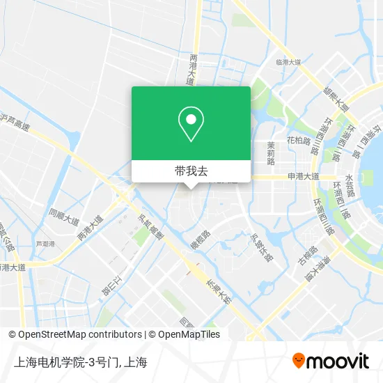 上海电机学院-3号门地图