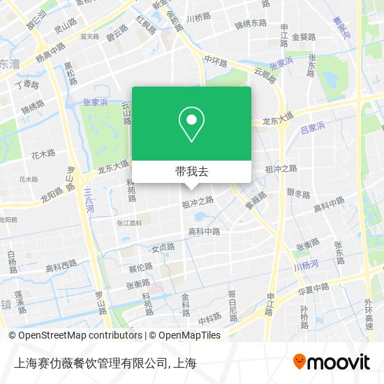 上海赛仂薇餐饮管理有限公司地图