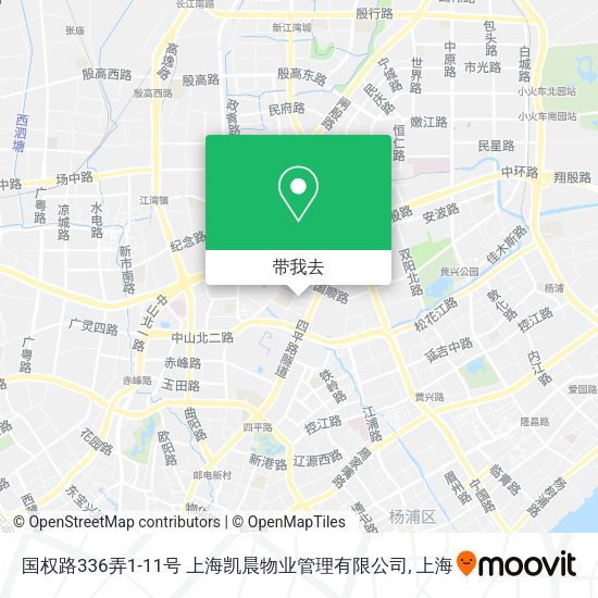 国权路336弄1-11号 上海凯晨物业管理有限公司地图